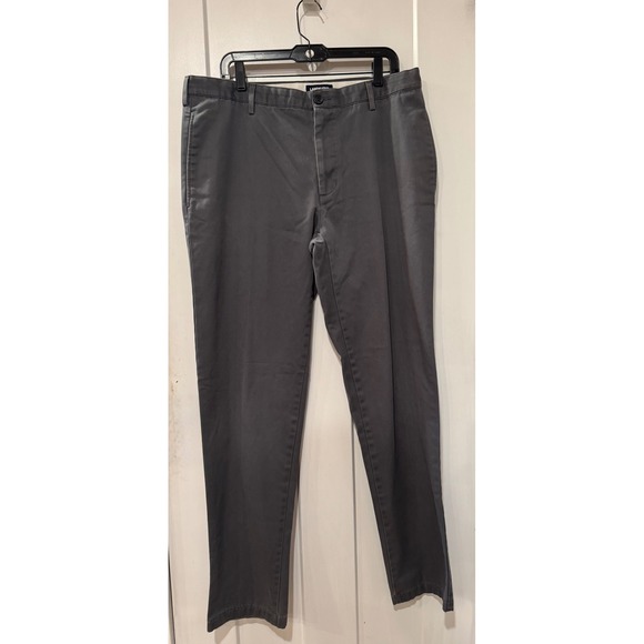 Lands' End Other - Lands End Mens Tailored Fit Chino Pants Gray 100% Cotton Trousers Size 37 448189